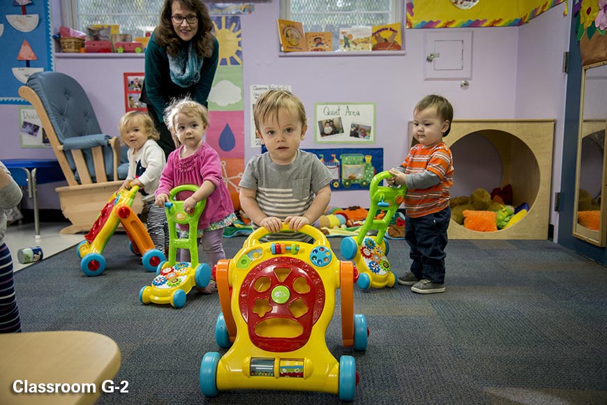 Classroom G-2 in the Child Development Center.